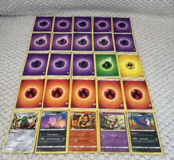 Pokemon Energy Cards 2017 x20 Plus 5x Spanish Cards 2021 - Image 2