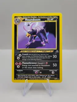 Pokemon Houndoom Neo Discovery 23/75 Non Holo Rare - Image 1