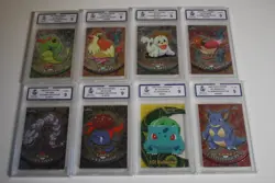 MGC 9 Mint Not PSA Job Lot Topps Pokemon 2000 Chrome Etc Nidoqueen,Seel,Onyx Etc - Image 1