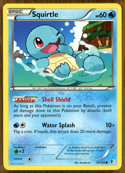 Squirtle - 29/149 - B&W Boundaries Crossed - Near Mint !! - Image 1