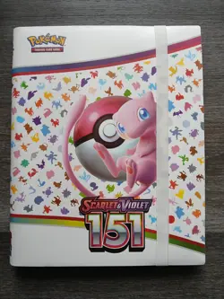 Pokemon 151 basic set #1-165 With Binder Charizard Blastoise Mew Venusaur EX - Image 1