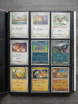 Pokemon 151 basic set #1-165 With Binder Charizard Blastoise Mew Venusaur EX - Image 4