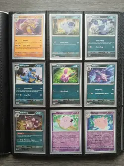 Pokemon 151 basic set #1-165 With Binder Charizard Blastoise Mew Venusaur EX - Image 5