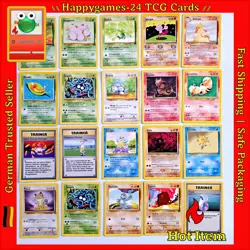 20x Pokemon Karten WOTC Sammlung gemischt div. Set TCG non Holo /W45 - Image 1