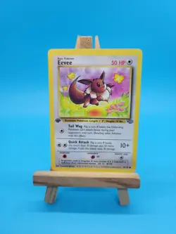 1999 Pokemon WOTC Eevee 51/64 Jungle 1st edition MP - Image 1