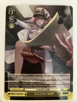 Weiss Schwarz NIKKE Godess Of Victory GOLDEN SHIP NIK/S117-E025S SR English Nm - Image 1