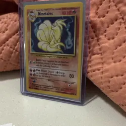 Pokemon Ninetales Base Set Holo Rare Card 12/102 80HP WOTC 1999 English MINT/NM - Image 5