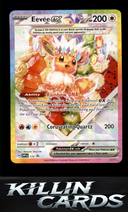 Eevee ex - 174 174 Pokemon Promo SV: Scarlet & Violet Promo Cards Card NM - Image 1