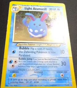 Light Azumarill 13/105 Neo Destiny Pokemon Card - Image 2