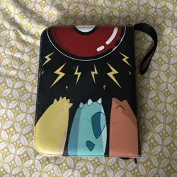 Pokemon TCG Binder with 5 x 8 slot pages and cards included - Image 2
