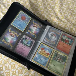 Pokemon TCG Binder with 5 x 8 slot pages and cards included - Image 5
