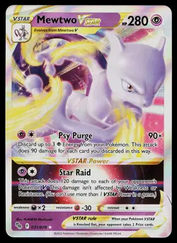 Pokemon Card - Mewtwo VSTAR Pokemon GO 031/078 Ultra Rare - Image 1