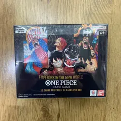 ONE PIECE CARD GAME OP09 EMPERORS IN THE NEW WORLD OP-09 ENG SEALED BOOSTER BOX - Image 1