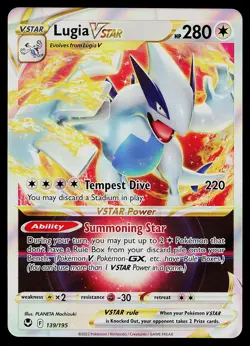 Pokemon Card - Lugia VSTAR Silver Tempest 139/195 Ultra Rare - Image 1