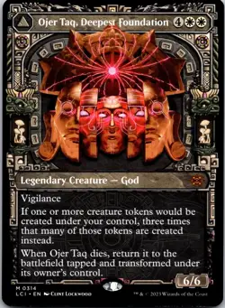 Ojer Taq, Deepest Foundation (Showcase) 314 The Lost Caverns of Ixalan NM MTG - Image 1
