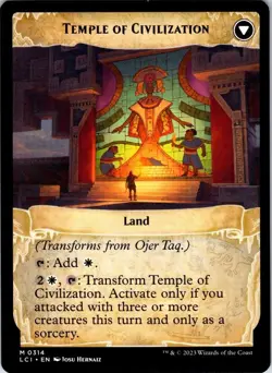 Ojer Taq, Deepest Foundation (Showcase) 314 The Lost Caverns of Ixalan NM MTG - Image 2