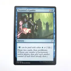 Tezzeret's Gambit 98 - MTG - Commander 2019 - NM - Image 1