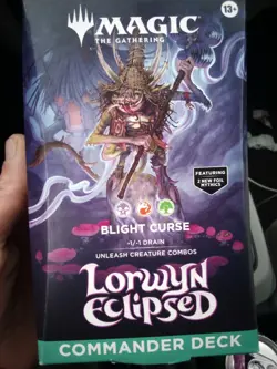 MtG Magic Lorwyn Eclipsed Blight Curse Commander Deck SEALED NEW - Image 1