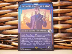 MTG The Master, Gallifrey's End 0543 FOIL RARE SHOWCASE | Near Mint | WHO | 2023 - Image 1