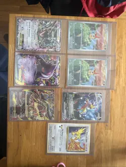 POKEMON CARD LOT JUMBOS / PROMOS VERY COOL SELECTION RARE 7 CARDS - Image 1
