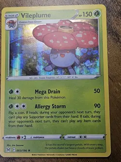 Vileplume - 003/196 - Holo Rare - Pokemon - Lost Origin - NM/M - New - Image 2