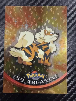 Growlithe 2000 Topps Chrome Pokemon T.V. Animation #58 - Image 1