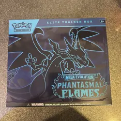 Pokemon Mega Evolution Phantasmal Flames Elite Trainer Box ETB Sealed - Image 1