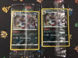 2x Pokemon TCG Hydreigon 110/189 Reverse Holo Thank You Promo Sealed Packs - Image 1