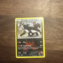 Pokemon Team Magma's Mightyena 19/34 Double Crisis Common NM - Image 1