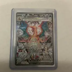 Pokemon Charizard ex 223/197 Holo Terastal Obsidian Flames Card English 2023 - Image 1