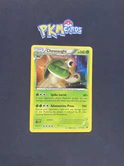 Pokemon TCG Chesnaught Breakthrough 11/162 Holo Rare LP. - Image 1