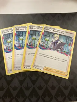 4x Colress's Experiment 155/196 x4 - Lost Origin - Pokemon TCG - Playset - NM - Image 2