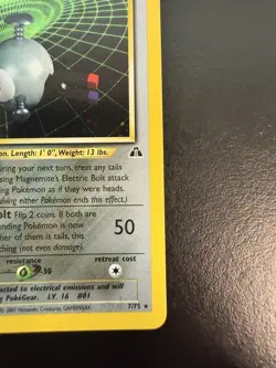 Pokemon TCG Magnemite Neo Discovery Holo 7/75 Vintage WOTC 2000 NM! - Image 5