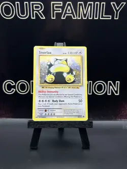 Pokemon TCG - Snorlax - XY179 - Holo Promo - XY Black Star Promos MP - Image 1