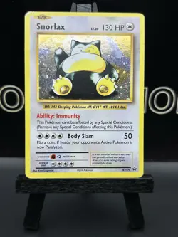 Pokemon TCG - Snorlax - XY179 - Holo Promo - XY Black Star Promos MP - Image 2