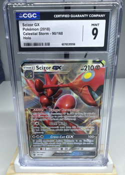 Scizor GX 90/168 Celestial Storm Ultra Rare – CGC 9 MINT Pokemon 2018 - Image 1
