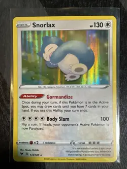 Snorlax 131/185 Vivid Voltage 2020 Pokemon Holo Rare TCG - Image 1