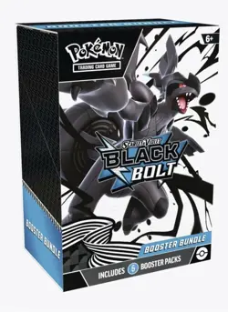 Pokemon TCG Scarlet & Violet: Black Bolt Booster Bundle (6 Packs) - New & Sealed - Image 1