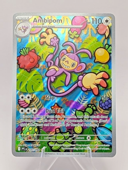Ambipom Secret Illustration Rare ME02: Phantasmal Flames 107/094 SIR Full Art - Image 1