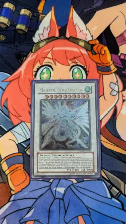YuGiOh! | Majestic Star Dragon | SOVR-EN040 Ultimate Rare | EX - Image 1