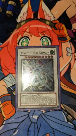 YuGiOh! | Majestic Star Dragon | SOVR-EN040 Ultimate Rare | EX - Image 2