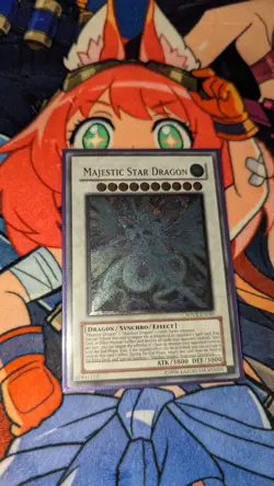 YuGiOh! | Majestic Star Dragon | SOVR-EN040 Ultimate Rare | EX - Image 3