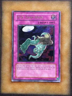 Yugioh D.D. Trap Hole CRV-EN057 Ultimate Rare LP - Image 1