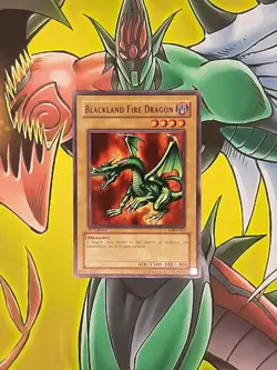 Yu-Gi-Oh! Blackland Fire Dragon MRD-062 1st Edition NM - Image 1