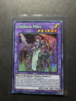 Yugioh - Centaur Mina (Secret Rare) (1st Edition) - BROL-EN020 (P) - Image 1