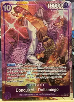 One Piece TCG - Donquixote Doflamingo OP14-069 SR Alt Art Azure Sea's Seven NM/M - Image 1