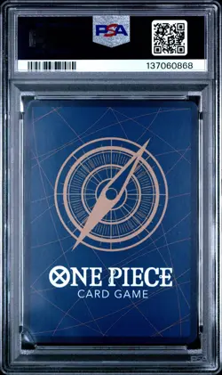 2025 ONE PIECE OP11-A FIST OF DIVINE SPEED 080 GEAR TWO ALTERNATE ART ENG PSA 10 - Image 2
