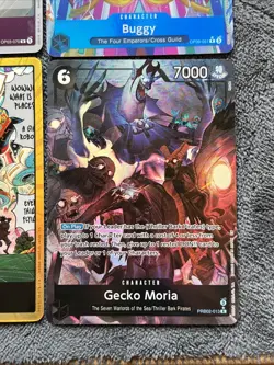 One Piece Luffy Judge Stamp Gold Don!! Buggy OP09-051 Alt Gecko AltPRB02 Bundle - Image 4