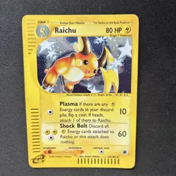 Raichu 25/165 Expedition Base Set Holo Rare Pokemon E Series Card TCG - Image 1