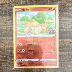 Pokemon TCG Pokemon GO Numel & Bidoof Holo Card Lot - 2 Cards - Image 3